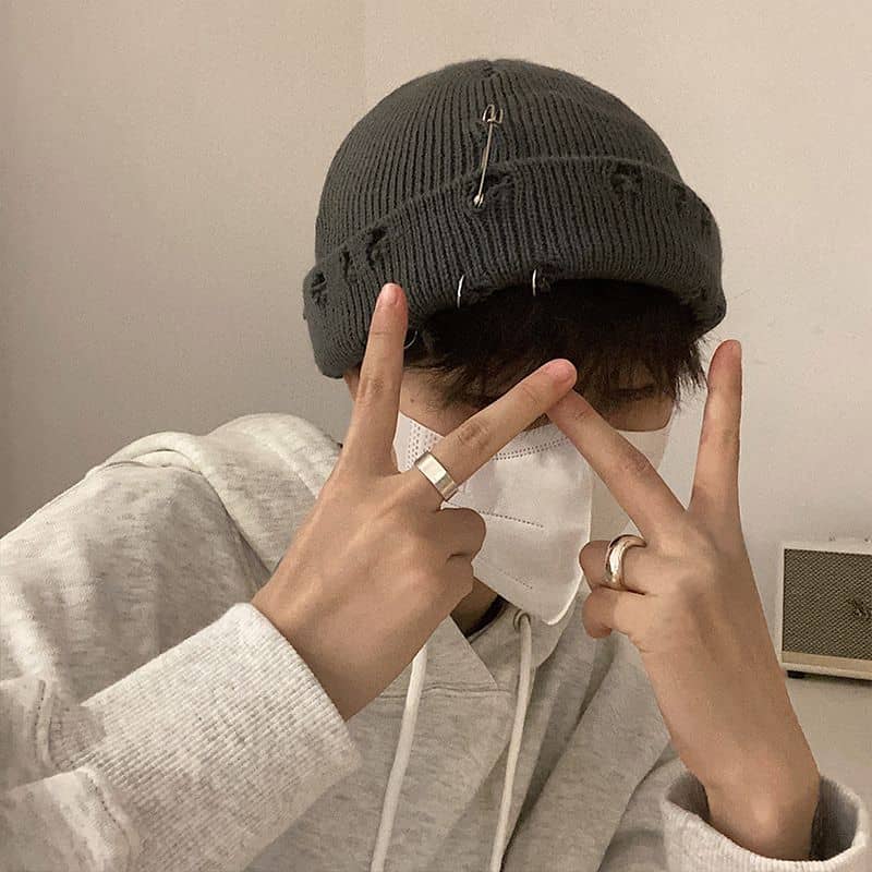 Chapeau haut en coton