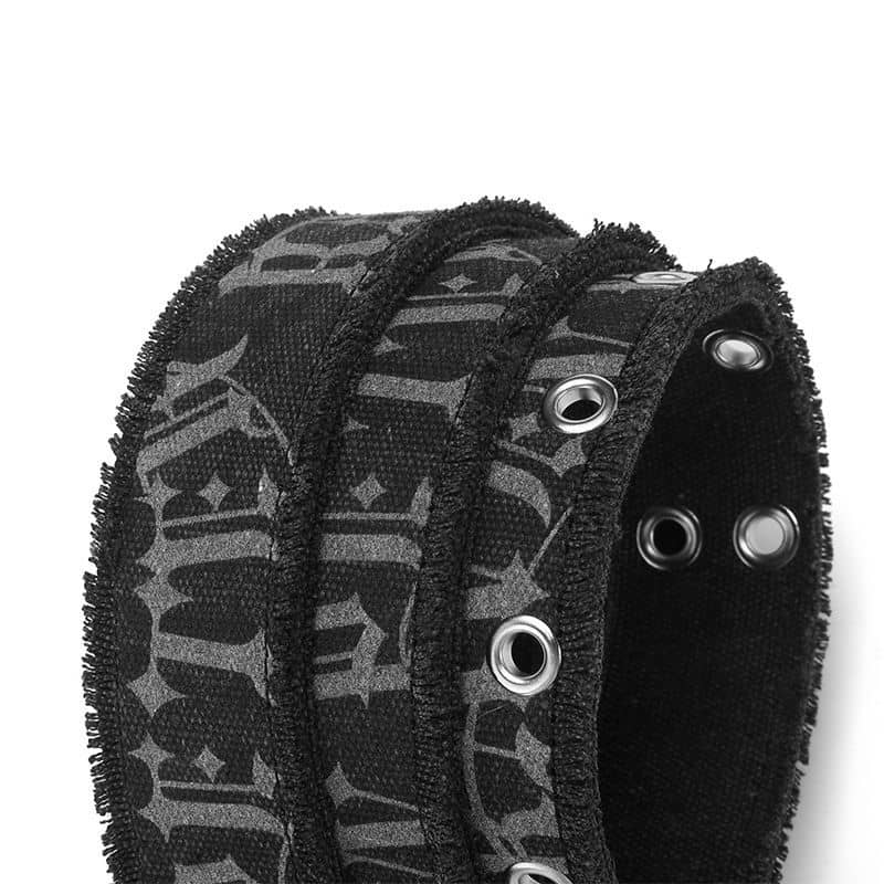 NEW MEN'S PUNK DENIM BELT