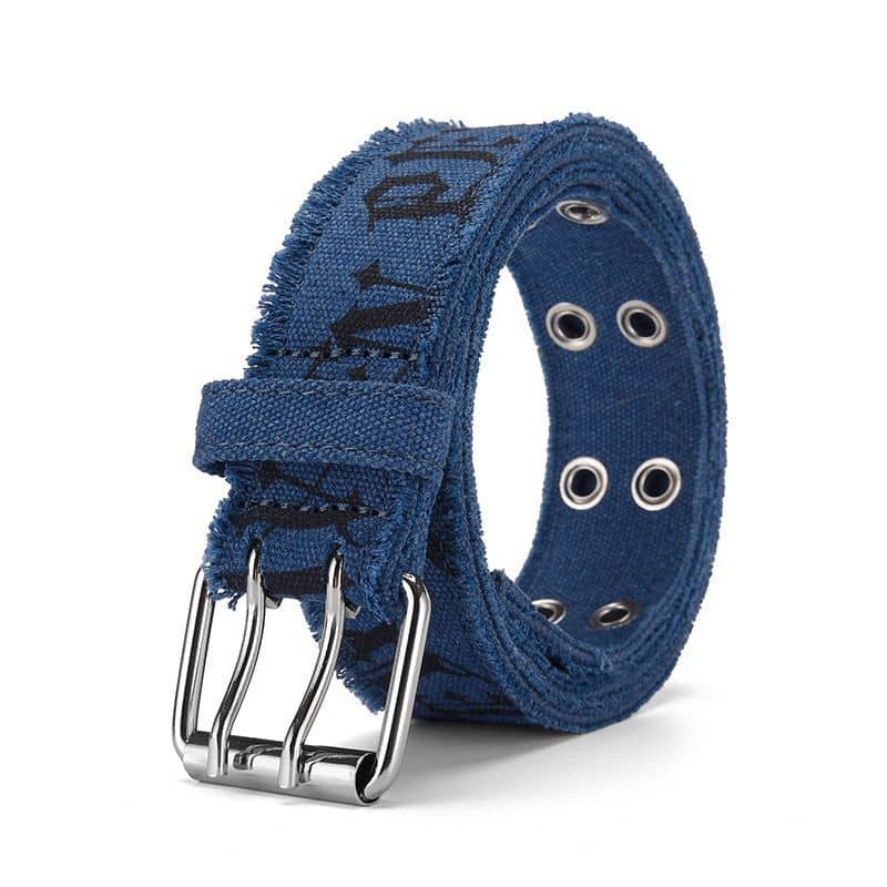 NEW MEN'S PUNK DENIM BELT
