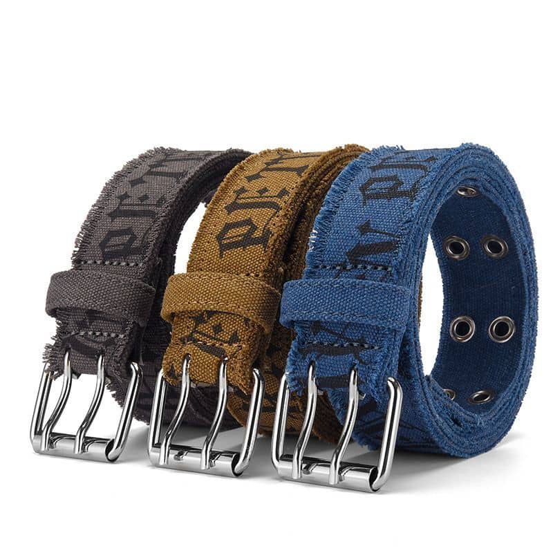 NEW MEN'S PUNK DENIM BELT