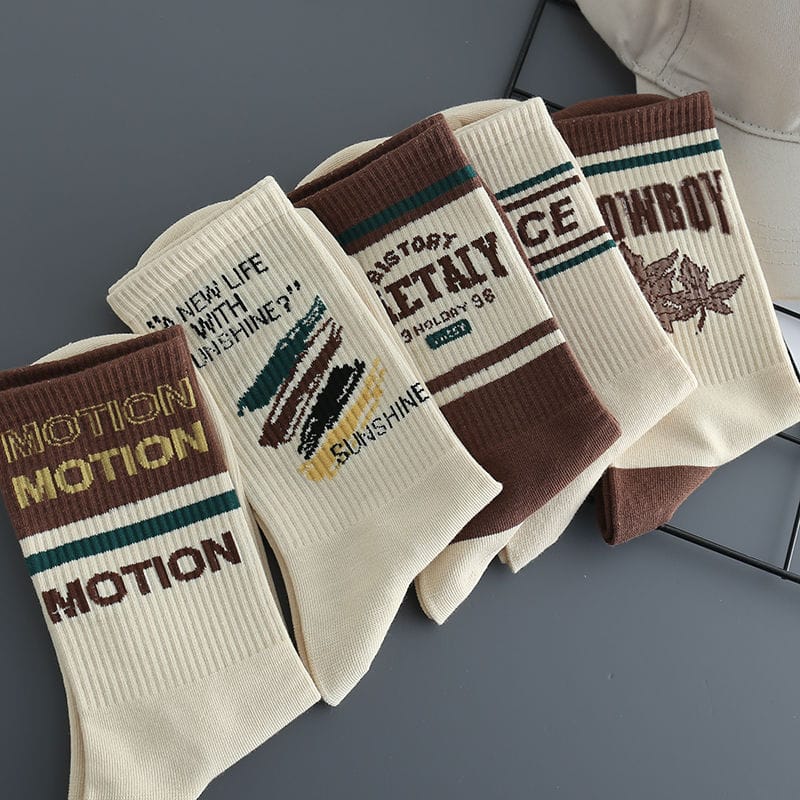 American Retro Style Men's Socks