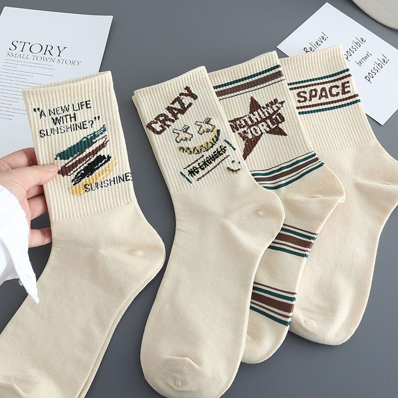 American Retro Style Men's Socks