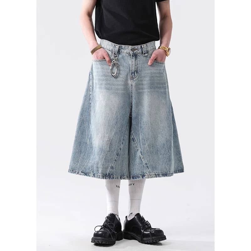 Distressed And Distressed-Look Jeans Shorts
