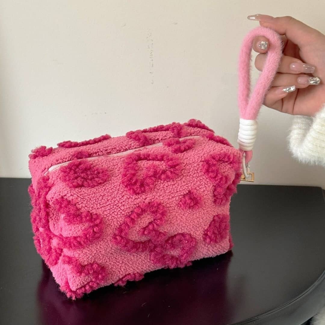 Stylish Velvet Makeup Bag