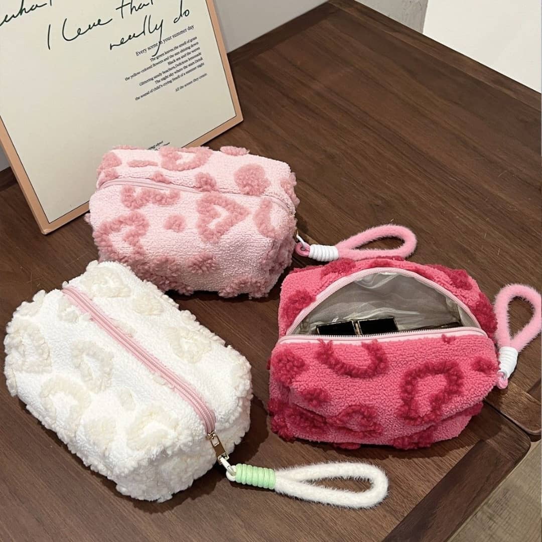 Stylish Velvet Makeup Bag
